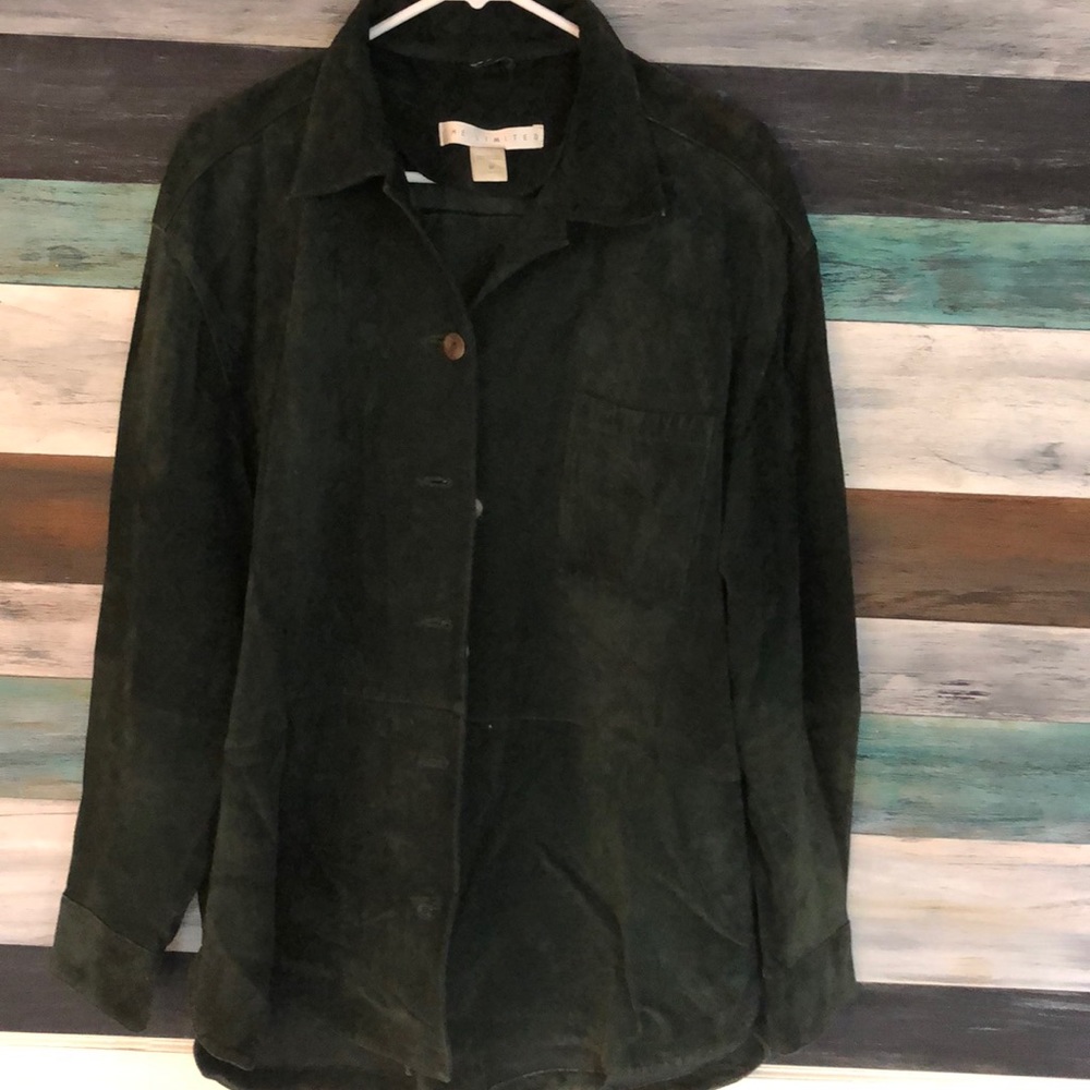 Suede jacket.